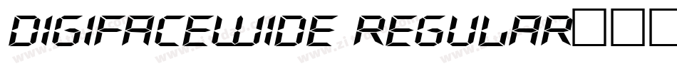 DigifaceWide Regular手机版字体转换